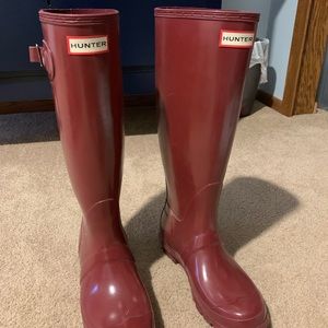 Tall Hunter rain boots